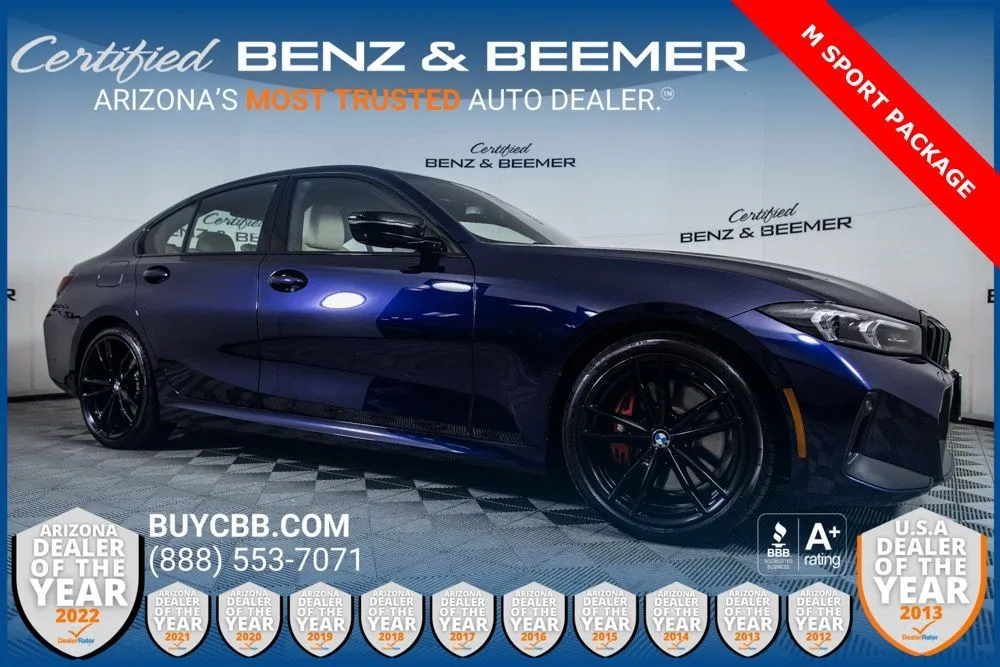 Blue 2024 BMW 3 Series 330i for sale in Scottsdale, AZ