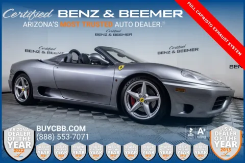 Silver 2002 Ferrari 360 Modena Spider for sale in Scottsdale, AZ