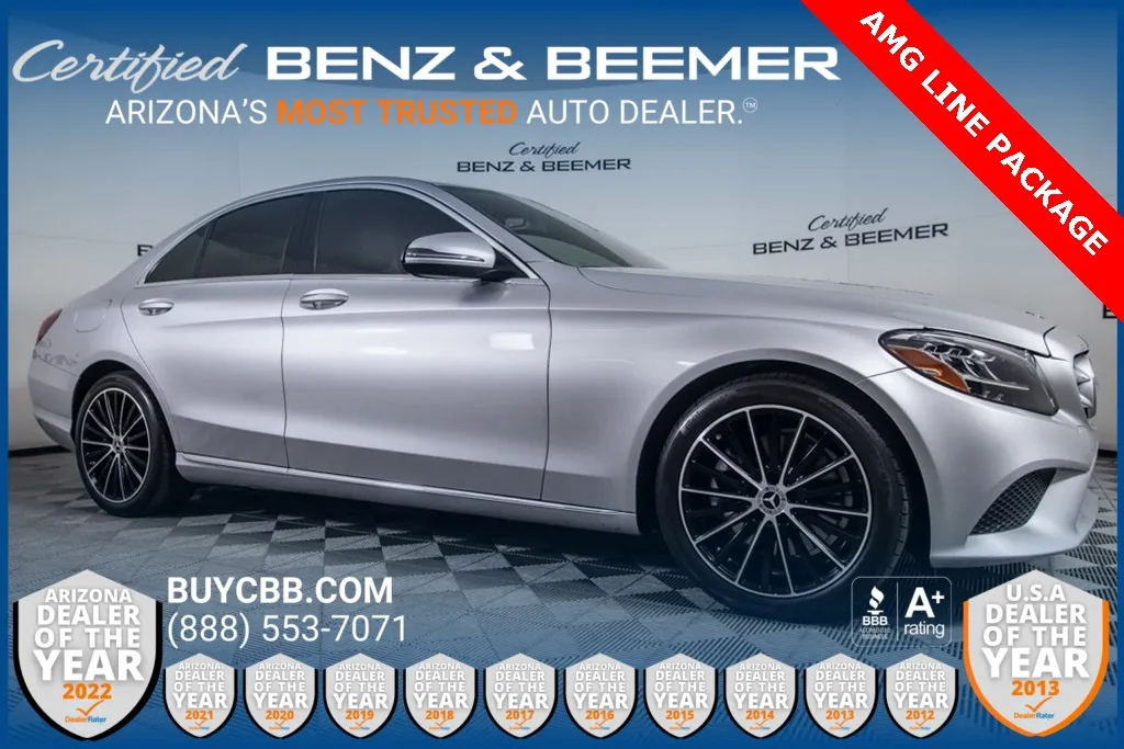Silver 2020 Mercedes-Benz C-Class C 300 for sale in Scottsdale, AZ