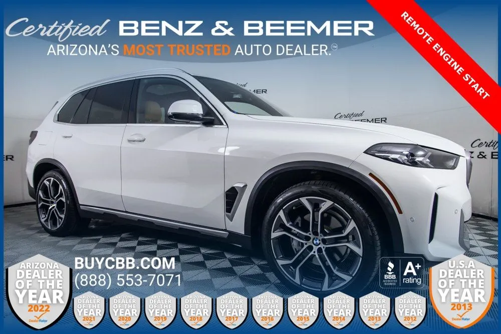 White 2024 BMW X5 xDrive40i for sale in Scottsdale, AZ
