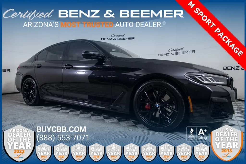 Black 2023 BMW 5 Series 530i for sale in Scottsdale, AZ