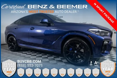 Blue 2021 BMW X6 xDrive40i for sale in Scottsdale, AZ