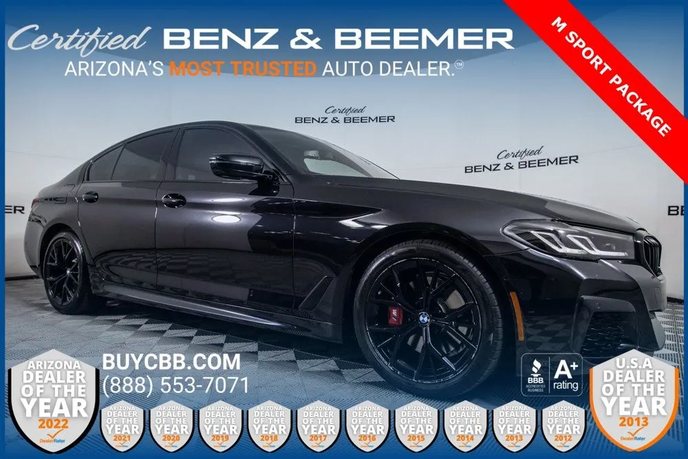 Black 2023 BMW 5 Series 530i for sale in Scottsdale, AZ