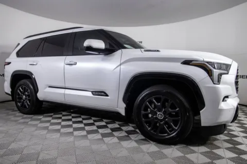 Another view of 2024 Toyota Sequoia Platinum for sale in Scottsdale, AZ at Certified Benz & Beemer Buying Center