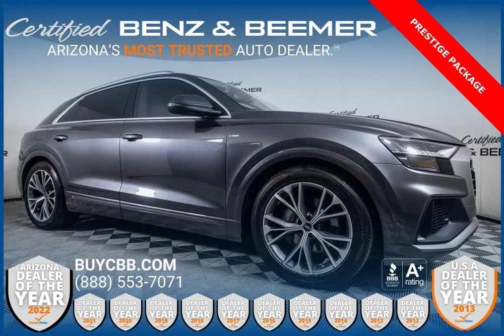 Gray 2023 Audi Q8 55 Prestige for sale in Scottsdale, AZ