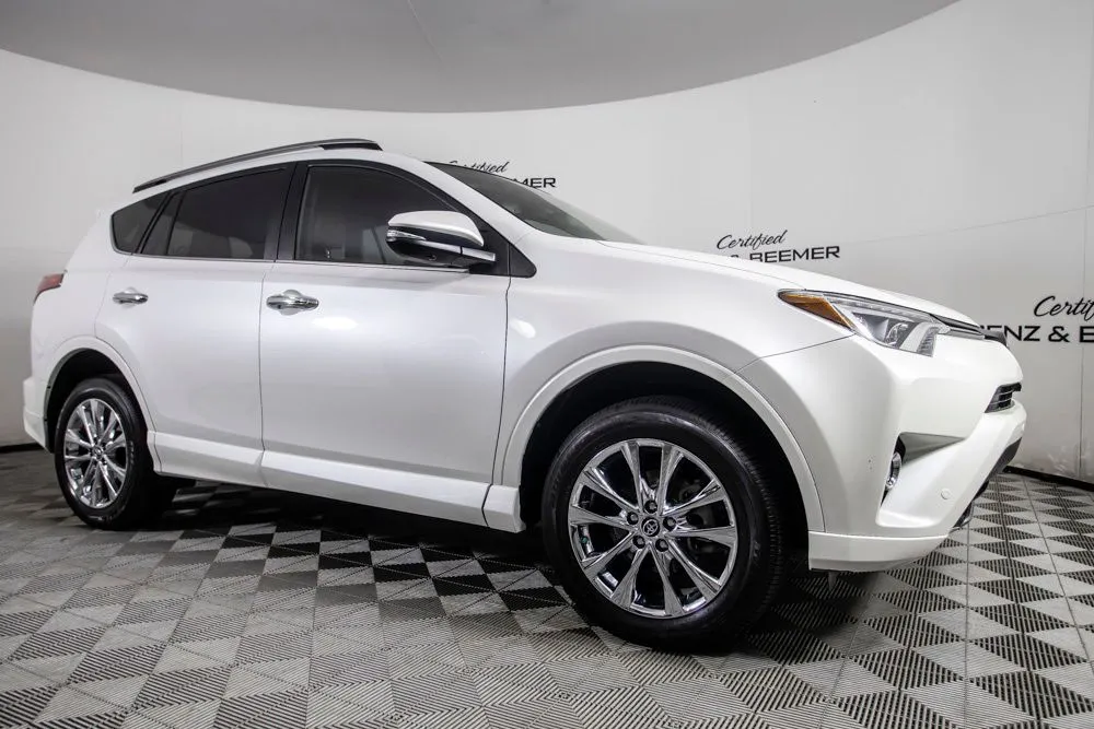 White 2017 Toyota RAV4 Platinum for sale in Scottsdale, AZ
