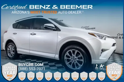 White 2017 Toyota RAV4 Platinum for sale in Scottsdale, AZ
