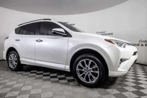 White 2017 Toyota RAV4 Platinum for sale in Scottsdale, AZ