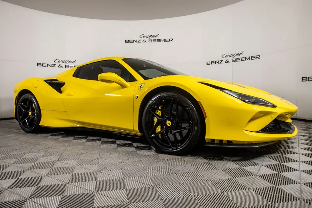 Yellow 2021 Ferrari F8 Spider for sale in Scottsdale, AZ