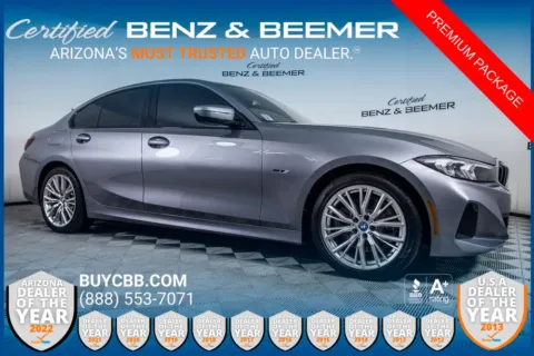 Gray 2023 BMW 3 Series 330e iPerformance for sale in Scottsdale, AZ