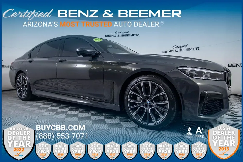 Gray 2021 BMW 7 Series 740i for sale in Scottsdale, AZ