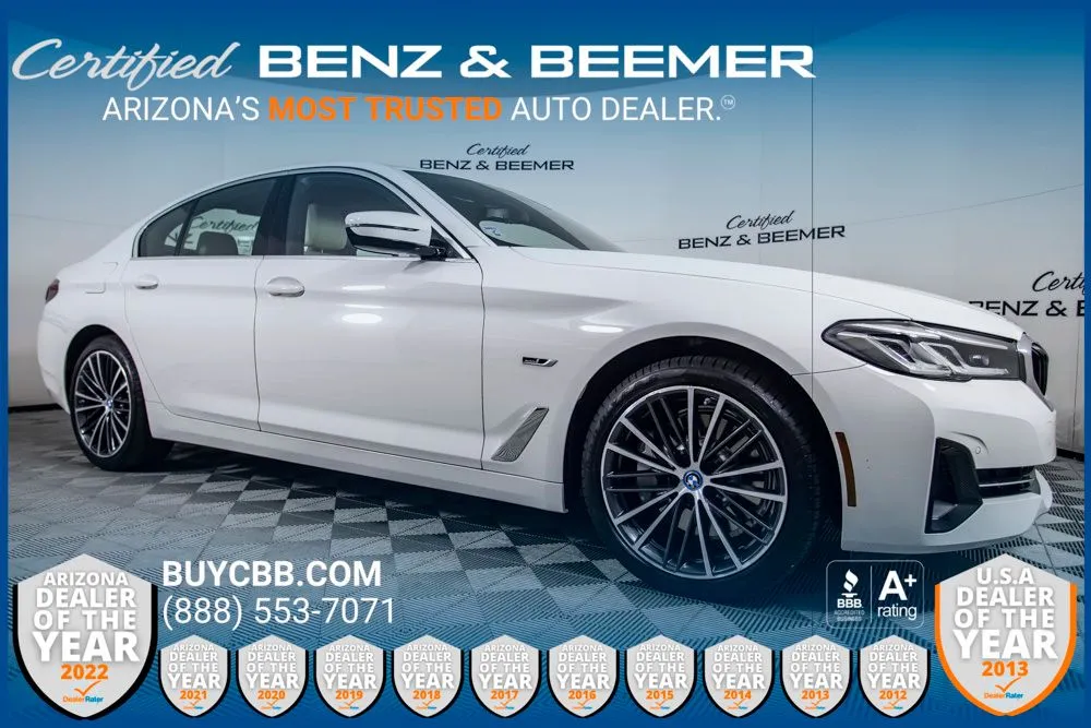 White 2023 BMW 5 Series 530e iPerformance for sale in Scottsdale, AZ