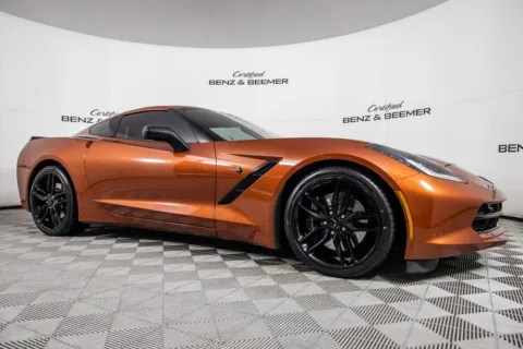 Orange 2016 Chevrolet Corvette Stingray Z51 for sale in Scottsdale, AZ