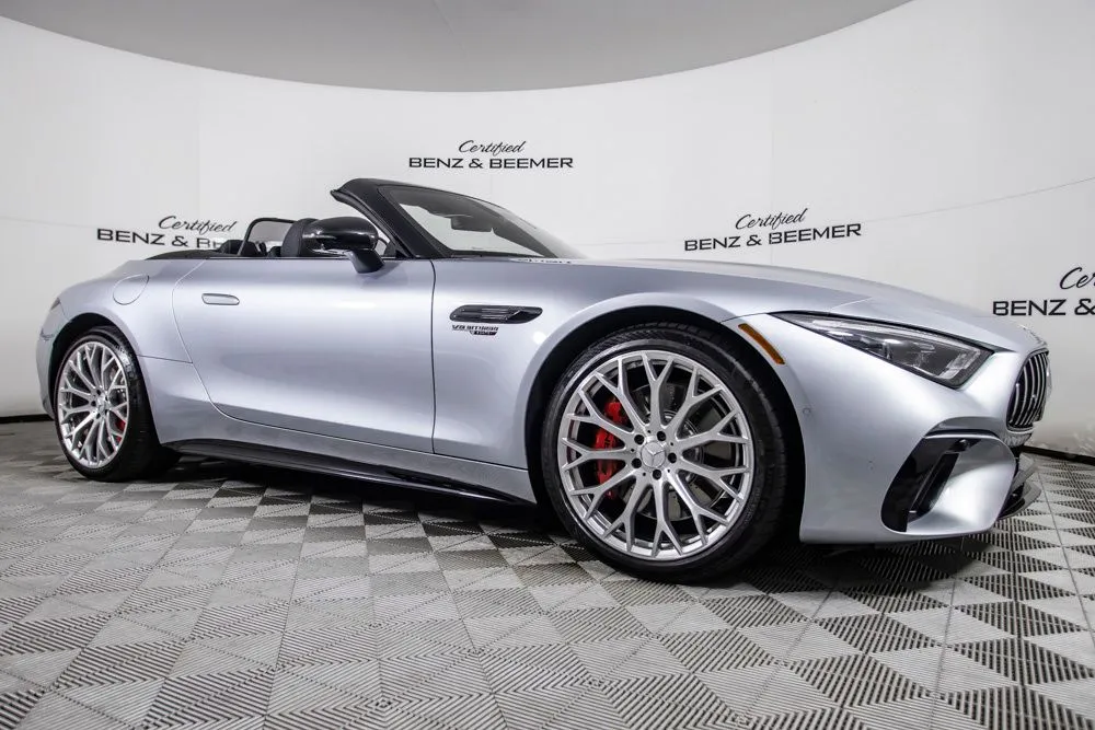 Silver 2025 Mercedes-Benz SL-Class SL 55 AMG for sale in Scottsdale, AZ