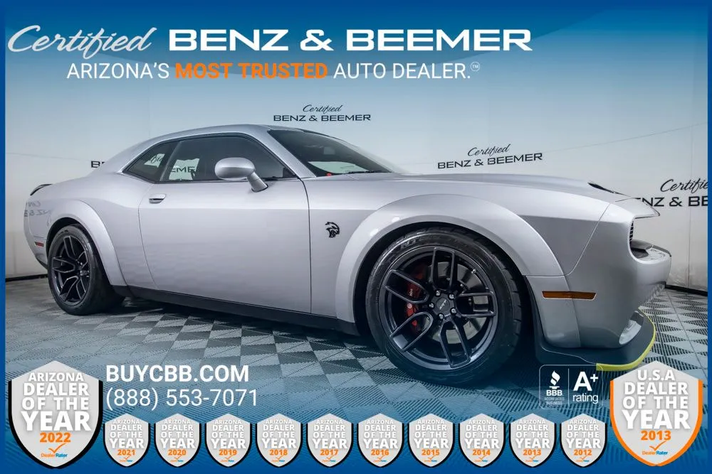 Gray 2019 Dodge Challenger SRT Hellcat Widebody for sale in Scottsdale, AZ