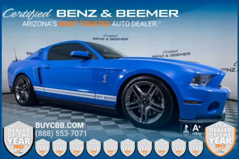 Blue 2010 Ford Mustang Shelby GT500 for sale in Scottsdale, AZ