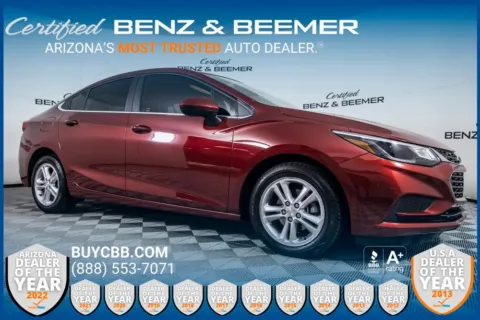 Red 2017 Chevrolet Cruze LT for sale in Scottsdale, AZ