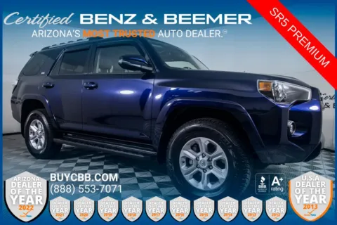 Blue 2021 Toyota 4Runner SR5 Premium for sale in Scottsdale, AZ