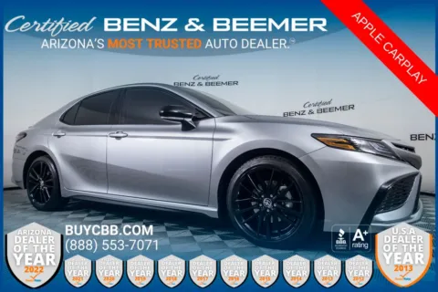 Silver 2021 Toyota Camry XSE for sale in Scottsdale, AZ