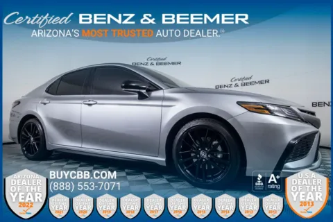 Silver 2021 Toyota Camry XSE for sale in Scottsdale, AZ