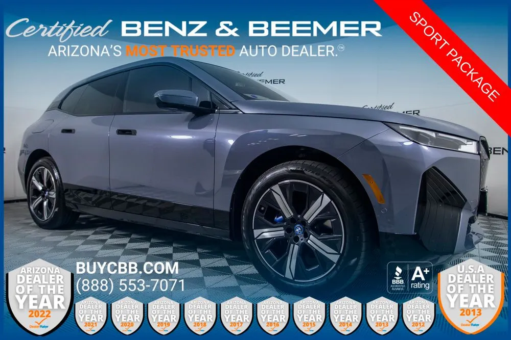 Gray 2023 BMW iX xDrive50 for sale in Scottsdale, AZ