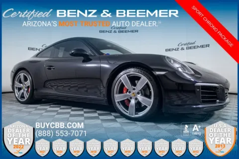 Black 2018 Porsche 911 Carrera S for sale in Scottsdale, AZ