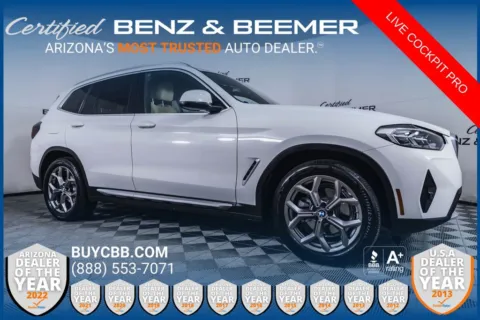 White 2022 BMW X3 sDrive30i for sale in Scottsdale, AZ