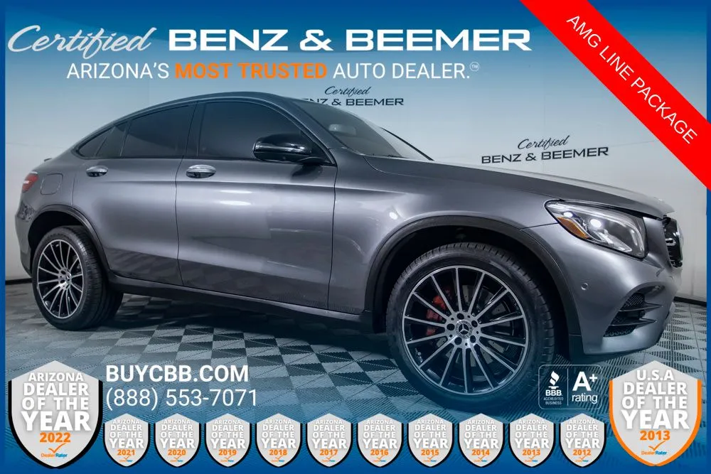 Gray 2019 Mercedes-Benz GLC 300 Coupe for sale in Scottsdale, AZ