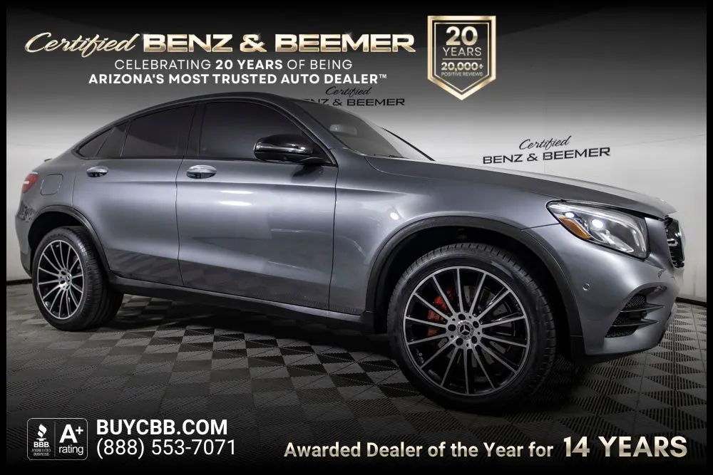 Gray 2019 Mercedes-Benz GLC 300 Coupe for sale in Scottsdale, AZ