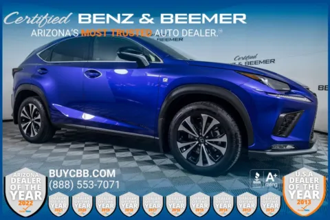 Blue 2021 Lexus NX 300 F Sport for sale in Scottsdale, AZ