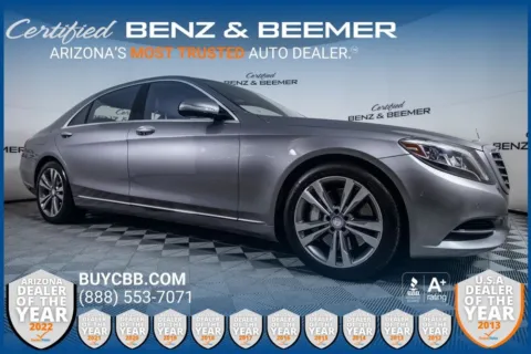 Silver 2015 Mercedes-Benz S-Class S 550 for sale in Scottsdale, AZ