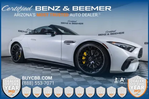 White 2022 Mercedes-Benz SL-Class SL 63 AMG for sale in Scottsdale, AZ