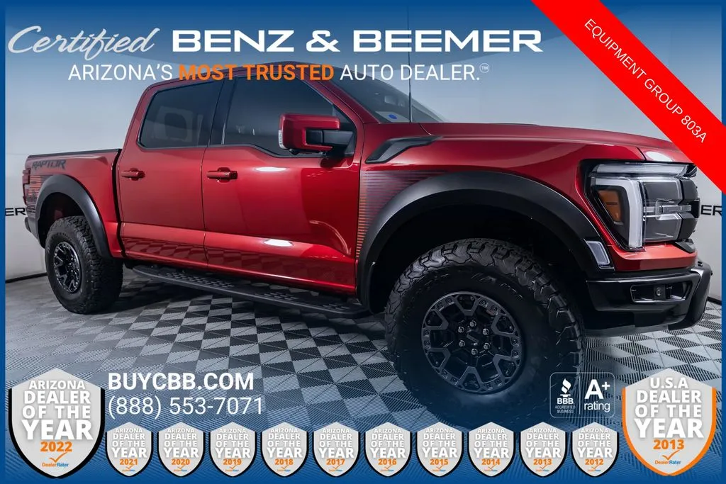 Red 2024 Ford F-150 Raptor for sale in Scottsdale, AZ