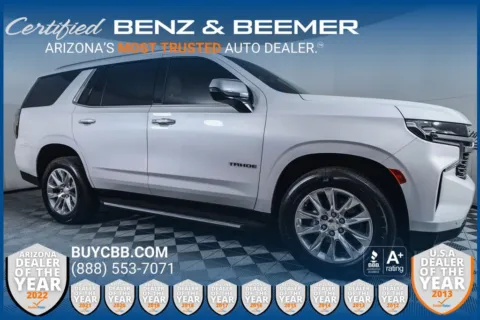 White 2022 Chevrolet Tahoe Premier for sale in Scottsdale, AZ