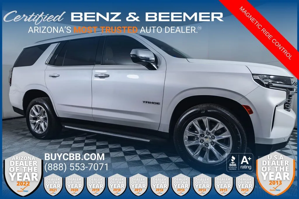 White 2022 Chevrolet Tahoe Premier for sale in Scottsdale, AZ