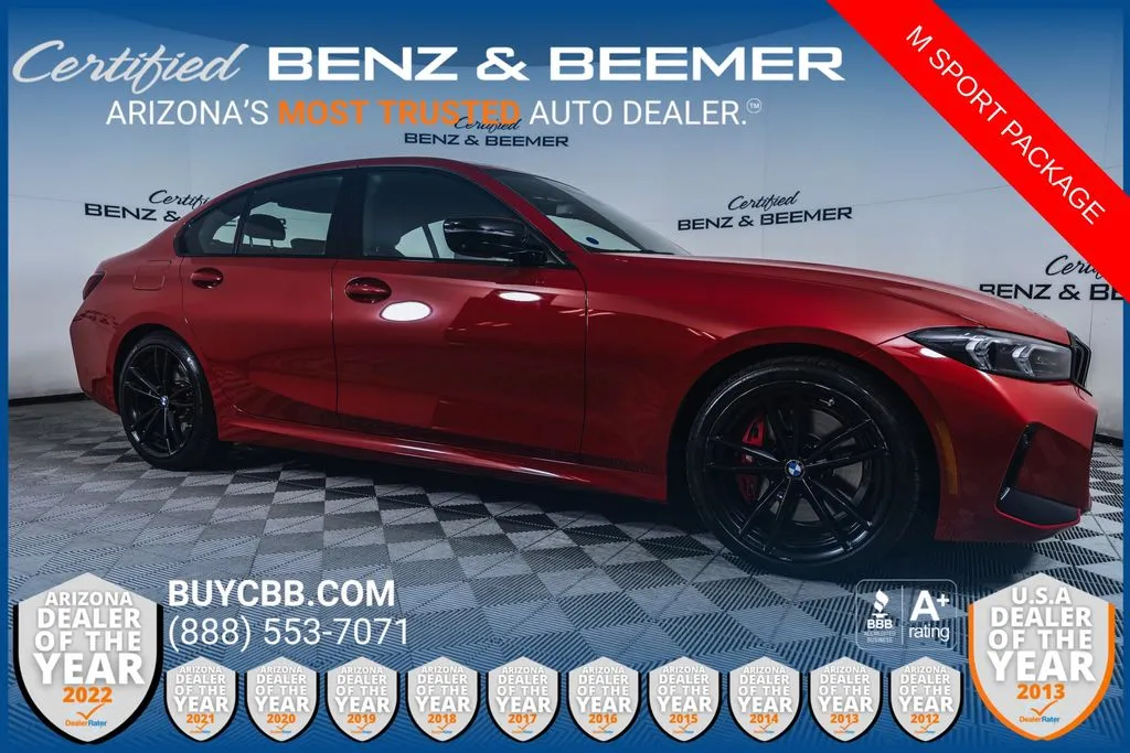 Red 2023 BMW 3 Series 330i for sale in Scottsdale, AZ