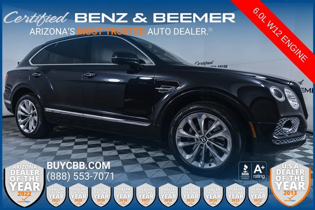 Blue 2017 Bentley Bentayga W12 for sale in Scottsdale, AZ