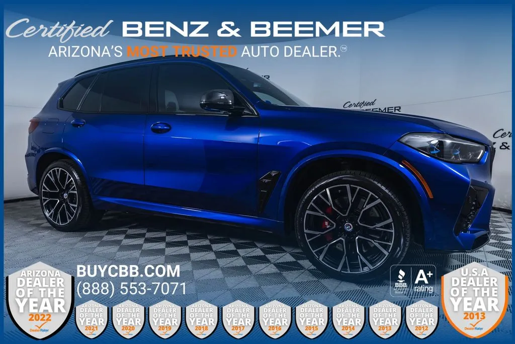 Blue 2022 BMW X5 M Competition for sale in Scottsdale, AZ