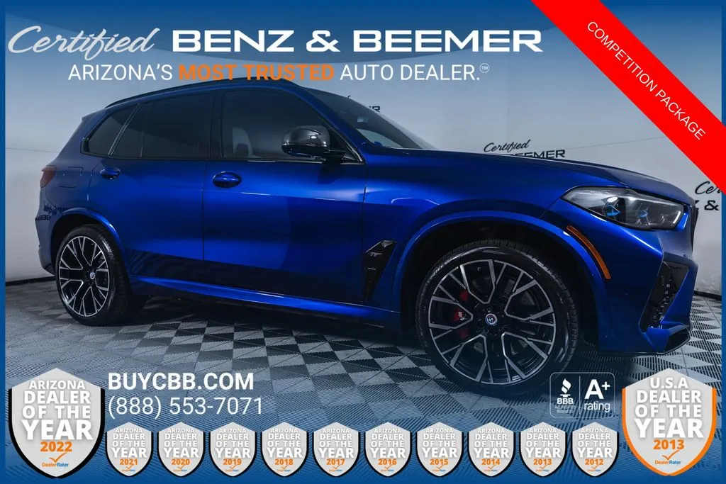 Blue 2022 BMW X5 M Competition for sale in Scottsdale, AZ