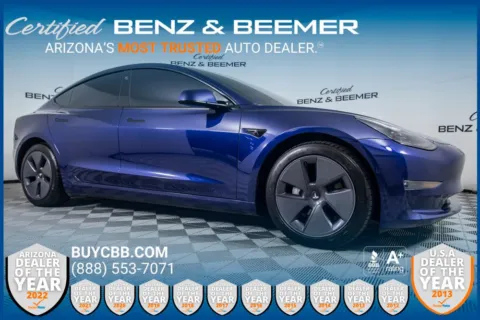 Blue 2022 Tesla Model 3 Long Range for sale in Scottsdale, AZ