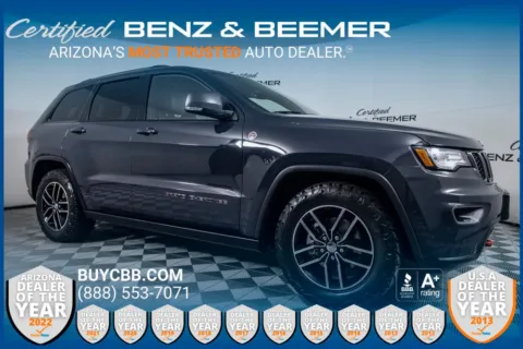 Gray 2017 Jeep Grand Cherokee Trailhawk for sale in Scottsdale, AZ