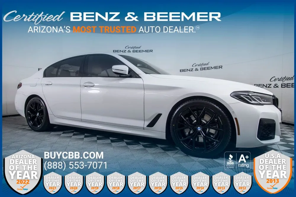 White 2022 BMW 5 Series 530i for sale in Scottsdale, AZ
