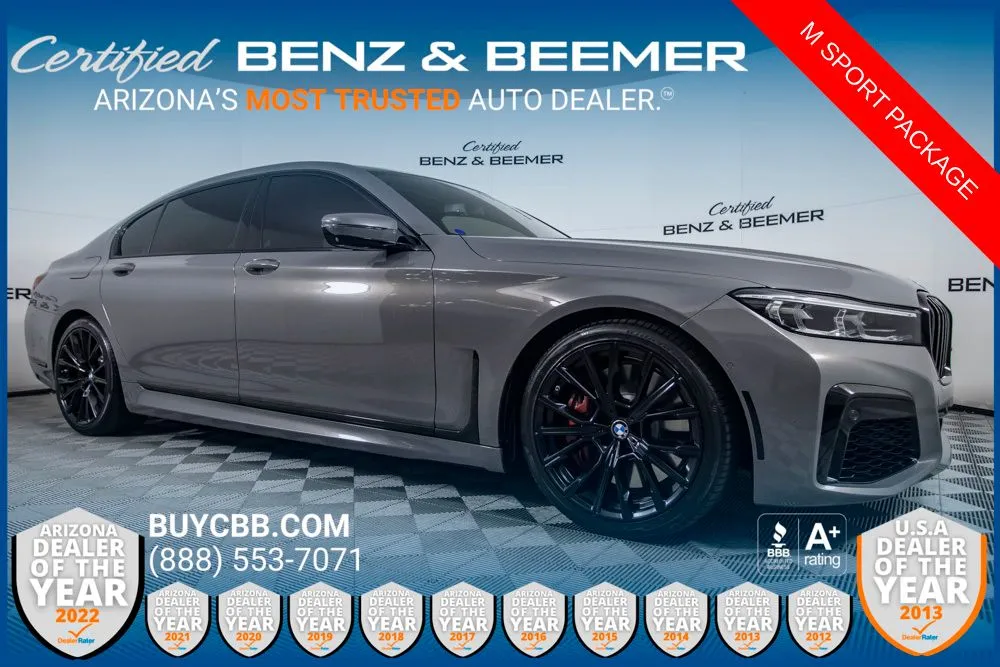 Gray 2021 BMW 7 Series 750i xDrive for sale in Scottsdale, AZ