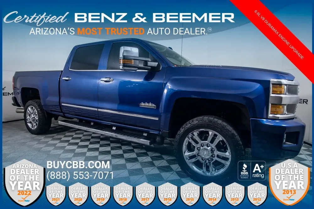 Blue 2015 Chevrolet Silverado 2500HD High Country for sale in Scottsdale, AZ