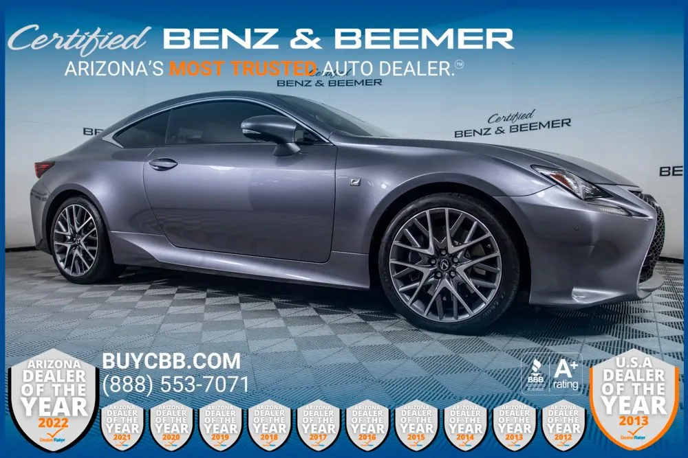 Gray 2018 Lexus RC 300 for sale in Scottsdale, AZ