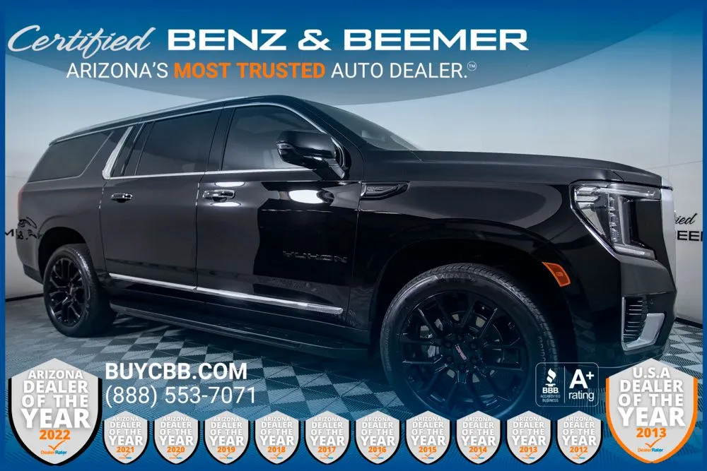 Black 2023 GMC Yukon XL SLT for sale in Scottsdale, AZ