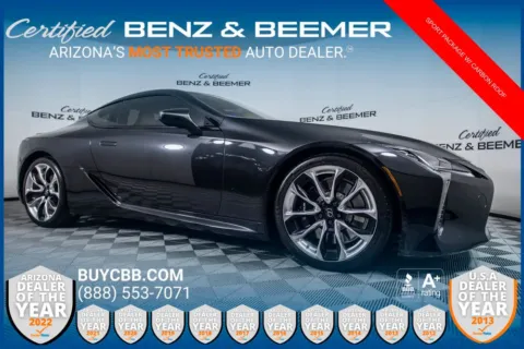 Black 2018 Lexus LC 500 for sale in Scottsdale, AZ