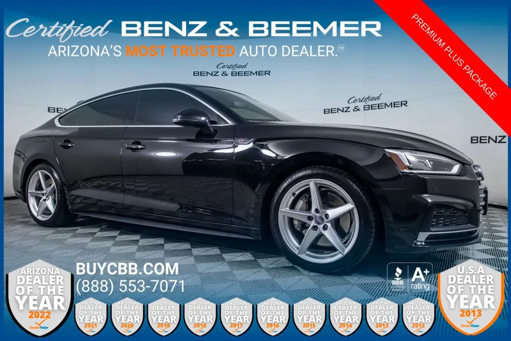 Black 2018 Audi A5 2.0T Premium Plus for sale in Scottsdale, AZ