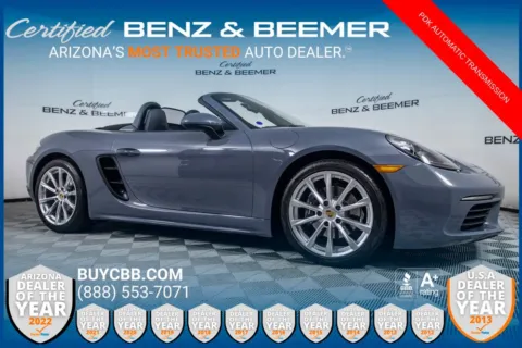 Gray 2017 Porsche 718 Boxster for sale in Scottsdale, AZ