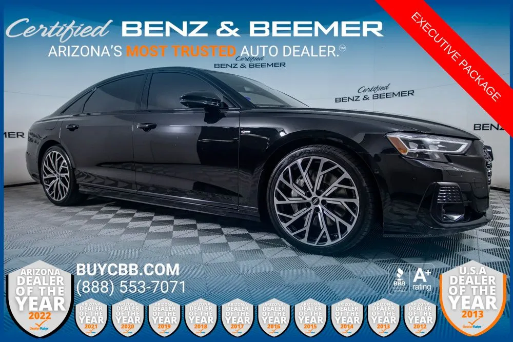 Black 2023 Audi A8 L 55 for sale in Scottsdale, AZ